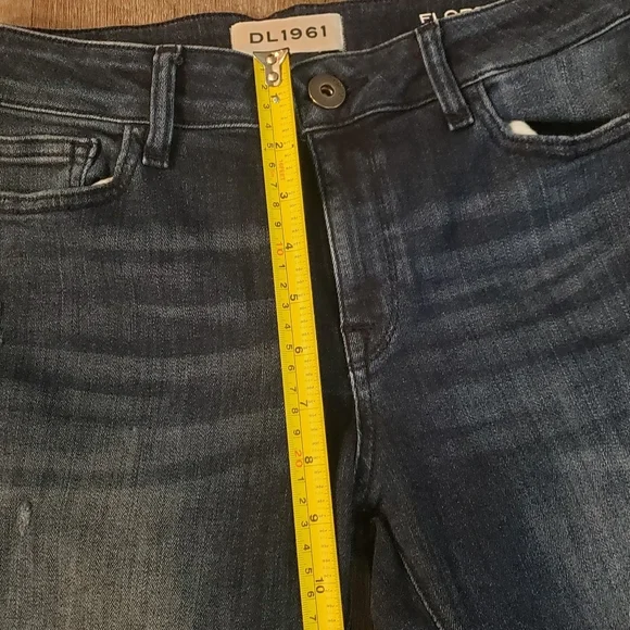 DL1961 Women's Florence Instasculpt Mid-Rise Skinny Fit Jean Size 28 Blue - Picture 4 of 12